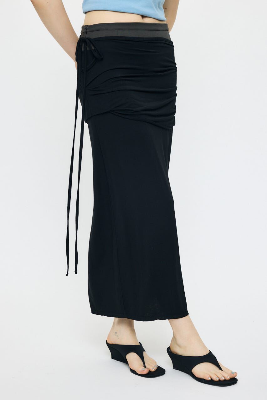 MOUSSY「LAYER CUT MAXI スカート」|スカート|