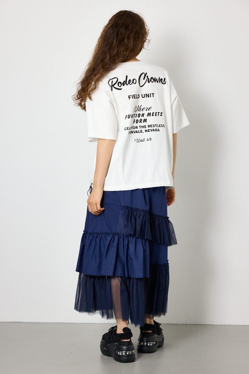 RODEO CROWNS「ロゴワイドカットトップス」|Tシャツ・カットソー|