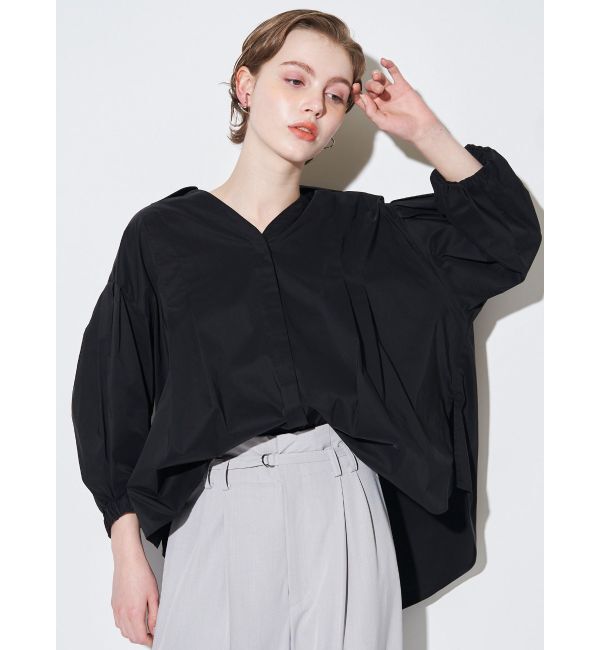 ELENDEEK「SKIPPER VOLUME SLEEVE BL」|シャツ・ブラウス|
