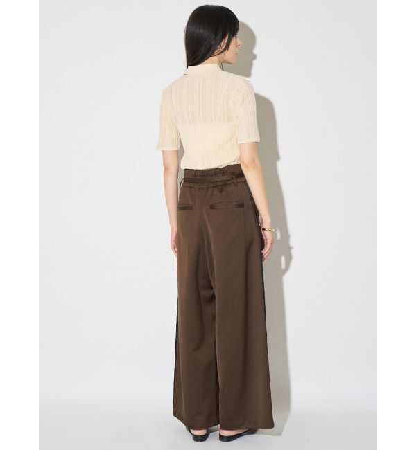 ELENDEEK「SHEER PLEATS KT TOP」|ニット・セーター|