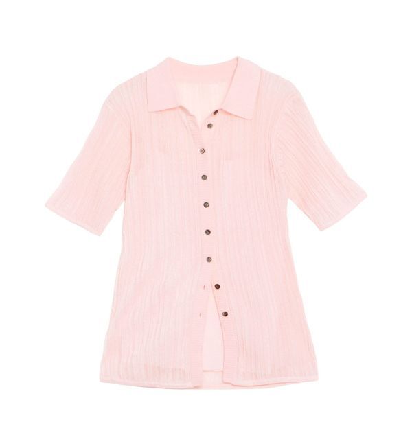 ELENDEEK「SHEER PLEATS KT TOP」|ニット・セーター|