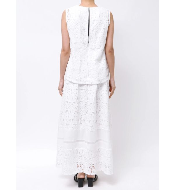 ELENDEEK「LACE LAYERED OP」|ワンピース|