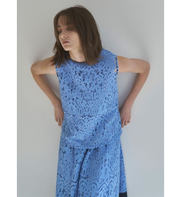 ELENDEEK「LACE LAYERED OP」|ワンピース|