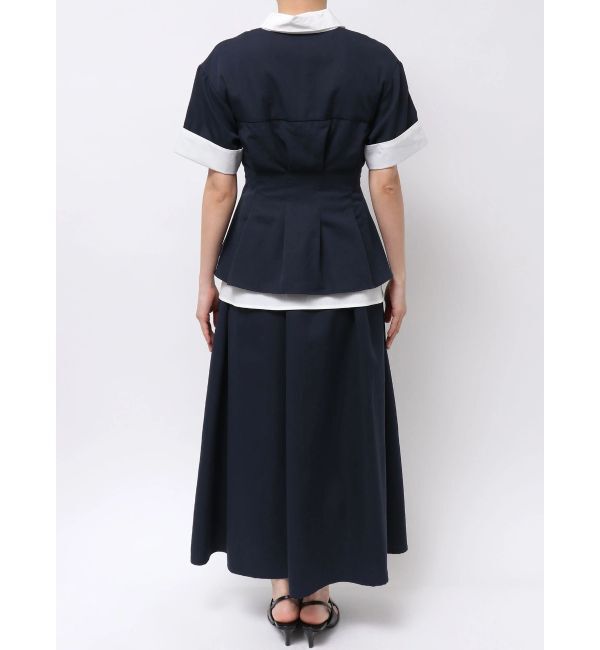 ELENDEEK「LAYERED SHIRT OP」|ワンピース|