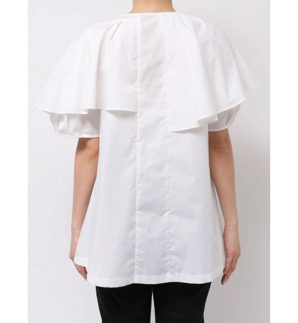 ELENDEEK「ASYME FRILL TUNIC BL」|シャツ・ブラウス|