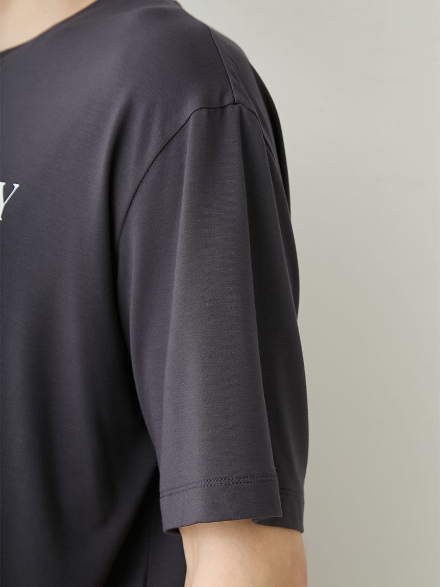 GELATO PIQUE HOMME「【HOMME】【接触冷感】COOLレーヨンロゴTシャツ」|ルームウェア|