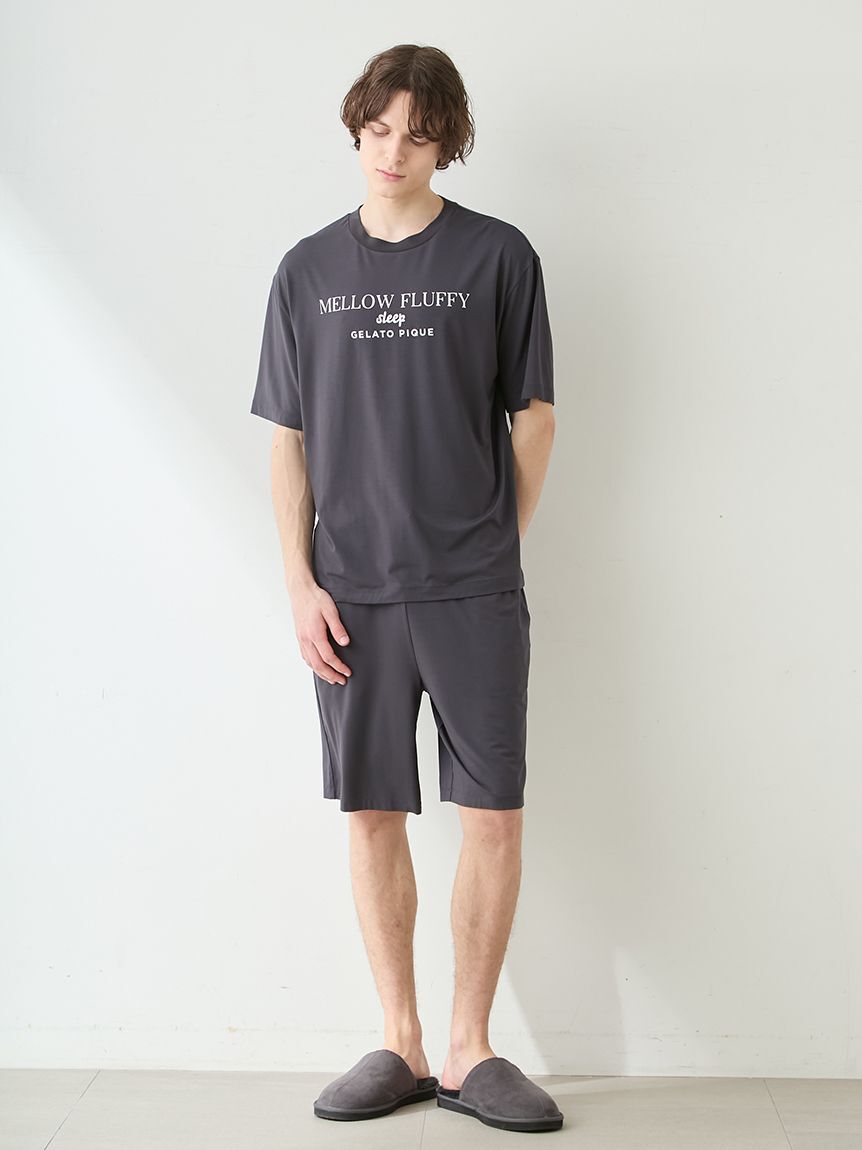 GELATO PIQUE HOMME「【HOMME】【接触冷感】COOLレーヨンロゴTシャツ」|ルームウェア|