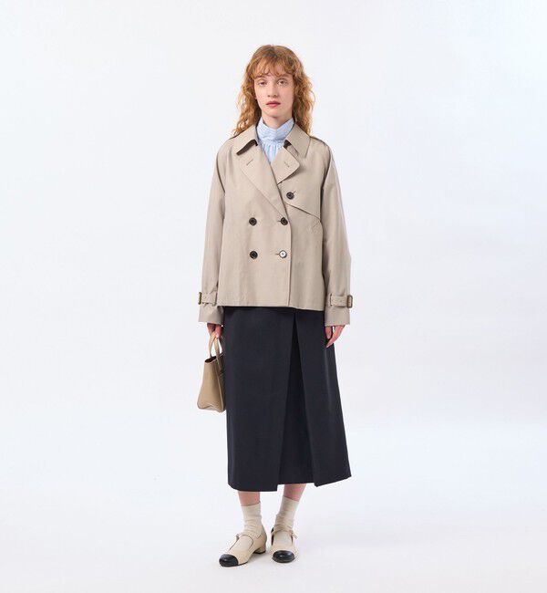 MACKINTOSH PHILOSOPHY「【WELBURY TRENCH SHORT(ウェルベリートレンチショート)】ライトギャバジン」|トレンチコート|