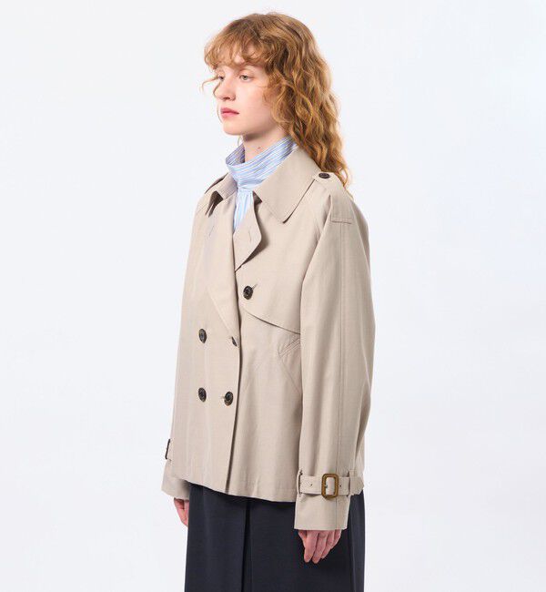 MACKINTOSH PHILOSOPHY「【WELBURY TRENCH SHORT(ウェルベリートレンチショート)】ライトギャバジン」|トレンチコート|