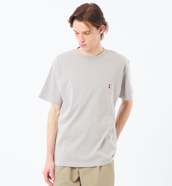 MACKINTOSH PHILOSOPHY「【WEB&一部店舗限定】バッキンガムベア 5.6oz クルーネックワンポイントTシャツ」|Tシャツ・カットソー|チャコールグレー