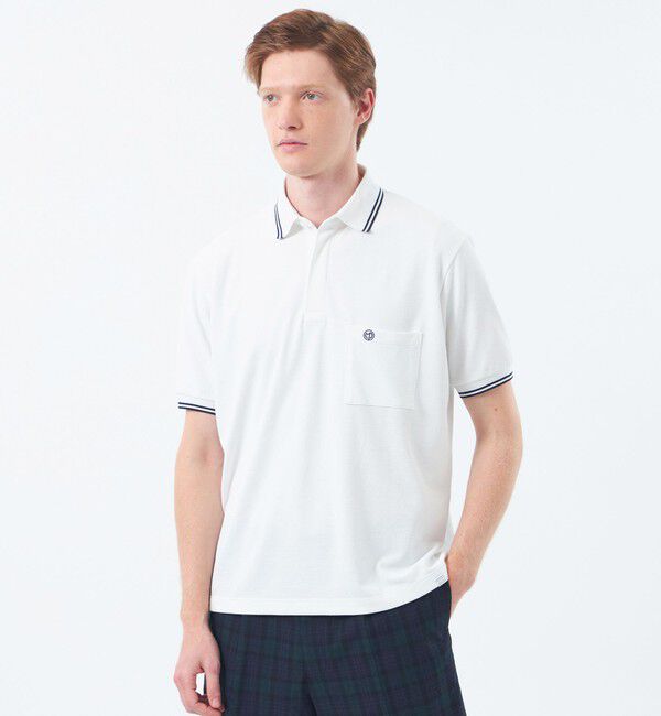 MACKINTOSH PHILOSOPHY「【WEEKENDER】 ELYPOLO（イーリーポロ） ソフトメッシュカノコ」|Tシャツ・カットソー|ホワイト