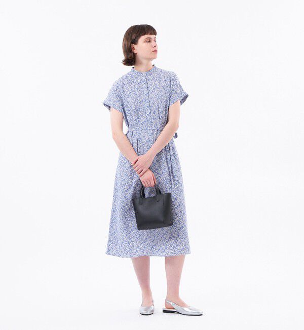 MACKINTOSH PHILOSOPHY「【WEB&一部店舗限定】バイカラーフラワープリントワンピース」|ワンピース|