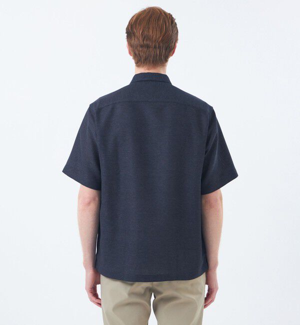 MACKINTOSH PHILOSOPHY「テーラードジャージー オーバーサイズシャツ ウール混起毛カラミ」|シャツ・ブラウス|