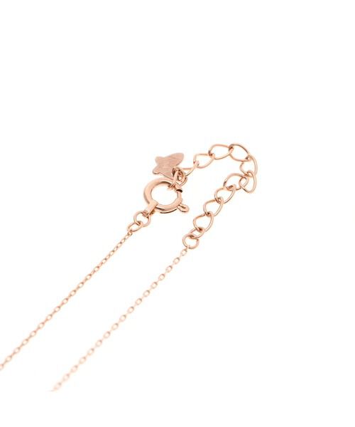 Samantha Tiara「K18 SPG フラワーレターズイニシャルネックレス 大 (H)」|ネックレス|