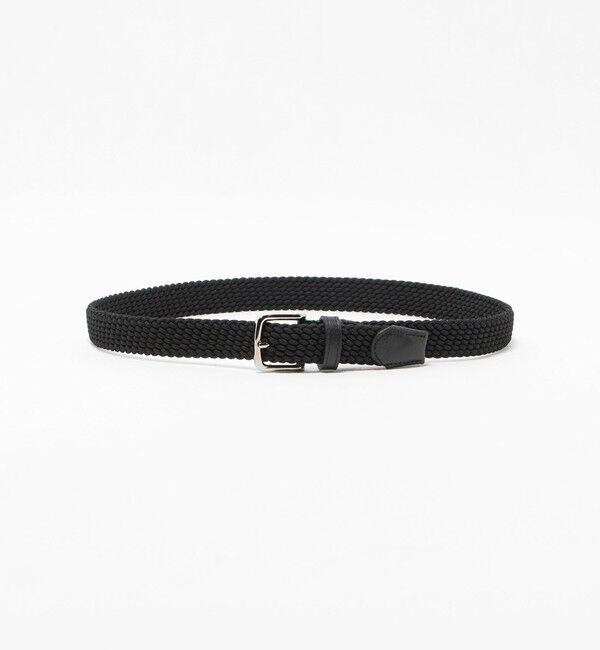 UNITED ARROWS「＜L'arcobaleno＞MESH BELT/ エラスティック メッシュベルト」|ベルト|BLACK