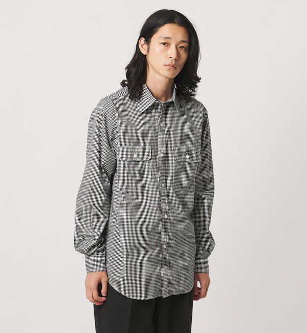 UNITED ARROWS「＜District＞ダブルポケット レギュラーカラー シャツ」|シャツ・ブラウス|