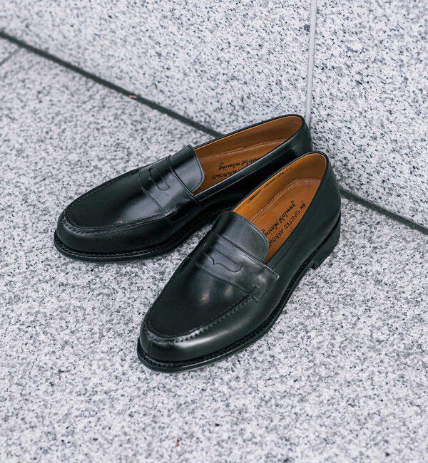 UNITED ARROWS green label relaxing「【別注】＜Jalan Sriwijaya＞ペニー ローファー ドレスシューズ」|ビジネス・ドレスシューズ|BLACK