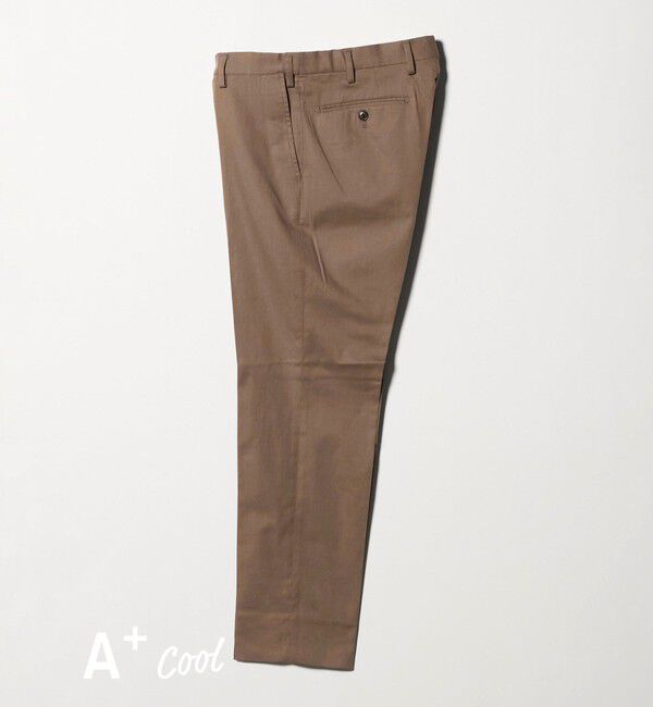UNITED ARROWS green label relaxing「A+ COOL ロイヤルオックス スタンダード アジャスター NP スラックス -ウォッシャブル・接触冷感・吸水速乾」|スラックス|
