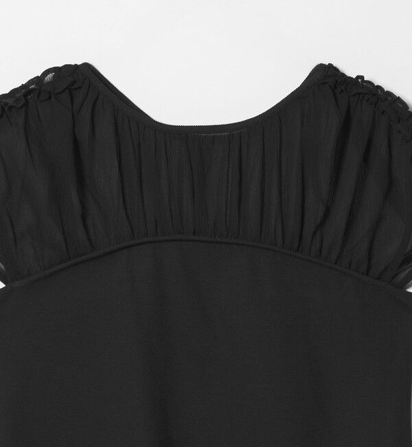 EMMEL REFINES「＜EMMEL REFINES＞EM ヨウリュウ カタフリル ドッキング Tシャツ」|Tシャツ・カットソー|