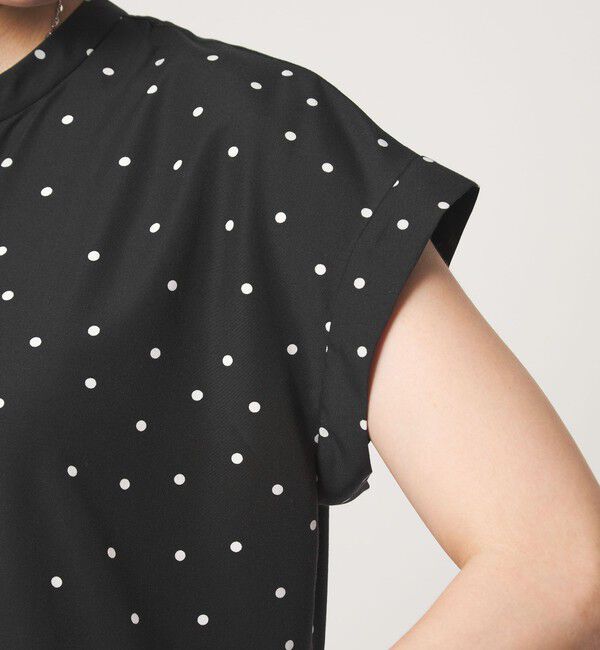 UNITED ARROWS green label relaxing「［size SHORT/TALLあり］全方位映えプリーツワンピ ドット」|ワンピース|