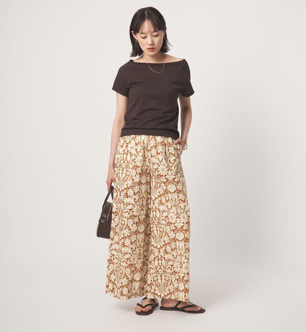UNITED ARROWS green label relaxing「リバティプリント ワイドパンツ」|その他|