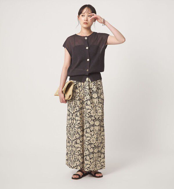 UNITED ARROWS green label relaxing「リバティプリント ワイドパンツ」|その他|