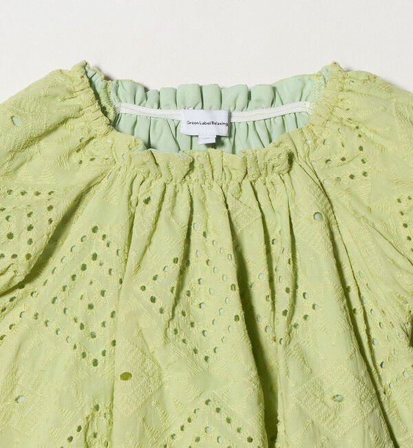 UNITED ARROWS green label relaxing「デザイン レース ブラウス / キッズ 100cm-130cm」|シャツ・ブラウス|