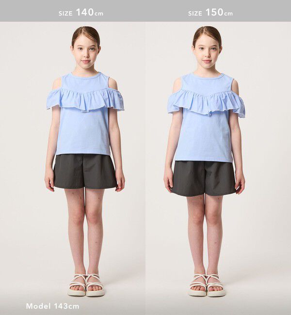 UNITED ARROWS green label relaxing「【スタメンシリーズ】ショルダー ホール Tシャツ / キッズ 100cm-160cm」|Tシャツ・カットソー|