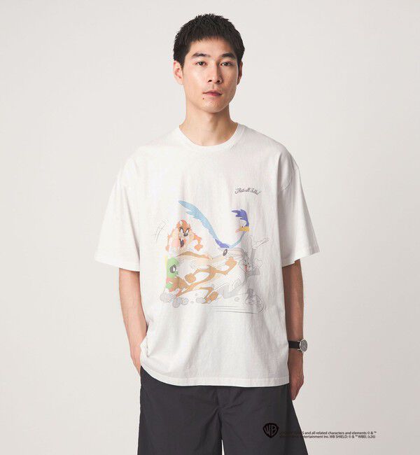 UNITED ARROWS green label relaxing「【別注】＜URBAMENT＞「ルーニー・テューンズ」半袖 Tシャツ」|Tシャツ・カットソー|OFF WHITE