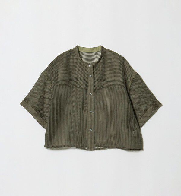UNITED ARROWS green label relaxing「シアー コードレーン ショートスリーブ シャツ」|シャツ・ブラウス|