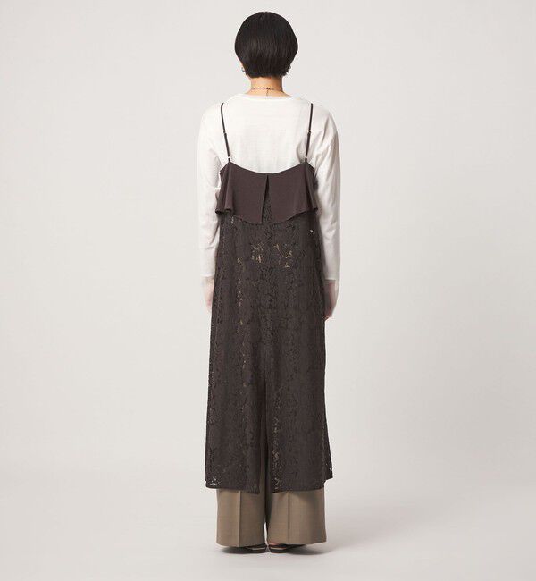 UNITED ARROWS green label relaxing「レース レイヤード キャミソール ワンピース」|ワンピース|