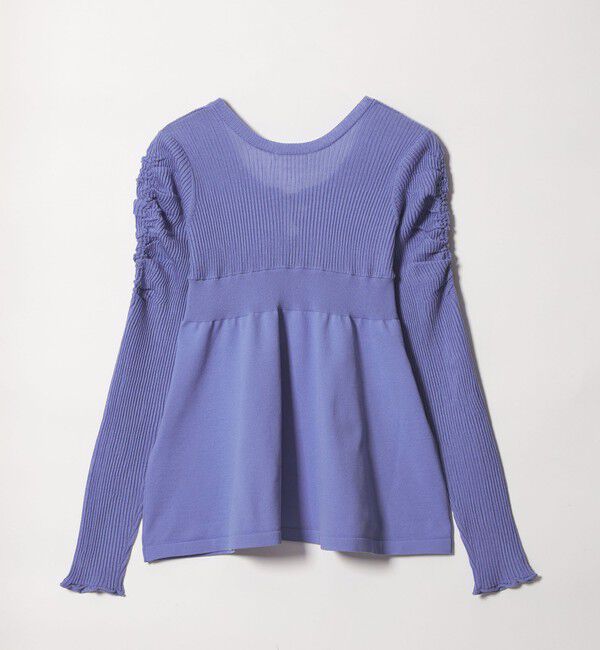 EMMEL REFINES「＜EMMEL REFINES＞EM 2WAY リブコンビ ペプラムニット」|ニット・セーター|