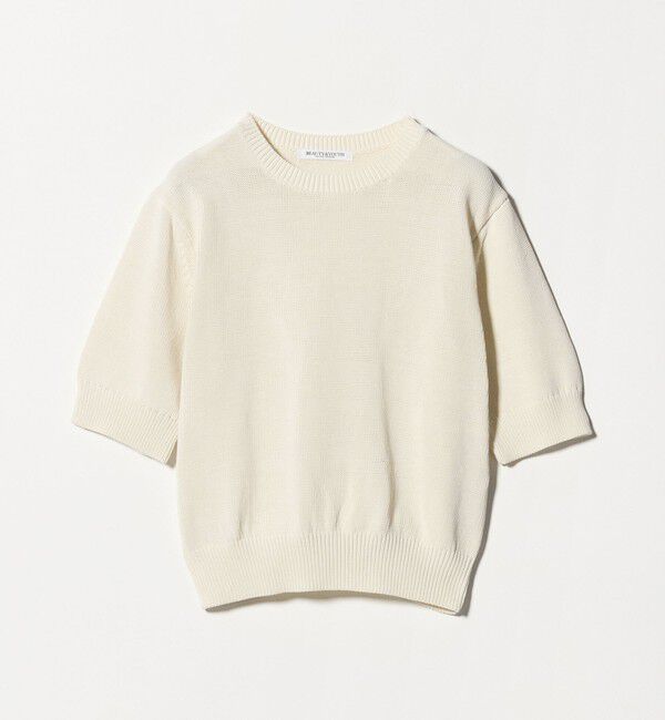 BEAUTY&YOUTH UNITED ARROWS「コイルニット ショートスリーブ プルオーバー ウォッシャブル」|ニット・セーター|