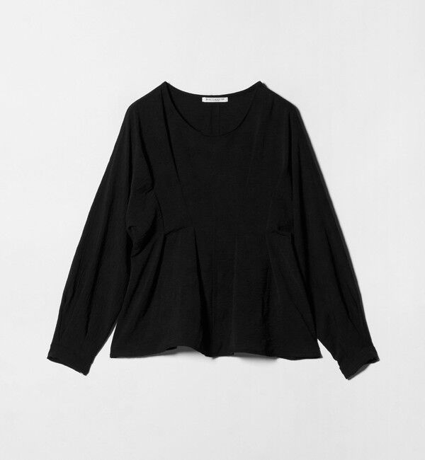 BEAUTY&YOUTH UNITED ARROWS「【WEB限定】ウエストタック ペプラムプルオーバー ウォッシャブル」|Tシャツ・カットソー|