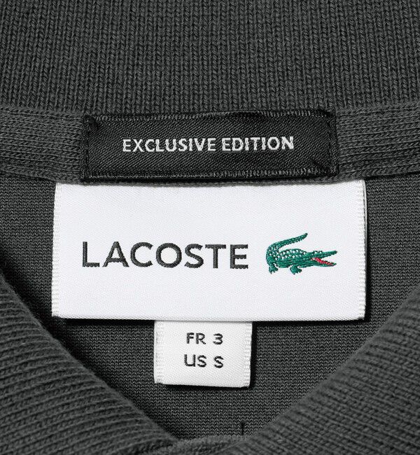 BEAUTY&YOUTH UNITED ARROWS「＜LACOSTE for BEAUTY&YOUTH＞ ワントーン パイル ショートスリーブ ポロシャツ」|Tシャツ・カットソー|