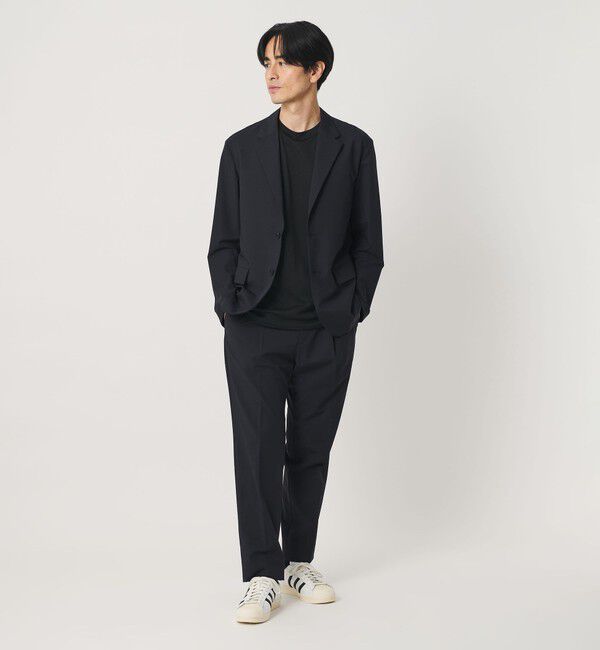 BEAUTY&YOUTH UNITED ARROWS「MIXED-WOOL 2B コンフォート ジャケット タテヨコストレッチ ウォッシャブル セットアップ対応」|テーラードジャケット|