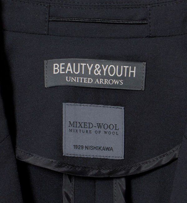 BEAUTY&YOUTH UNITED ARROWS「MIXED-WOOL 2B コンフォート ジャケット タテヨコストレッチ ウォッシャブル セットアップ対応」|テーラードジャケット|