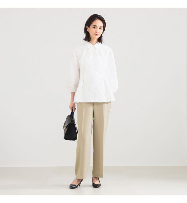 Demi-Luxe BEAMS 「ソフト ストレート パンツ＊」|チノ|