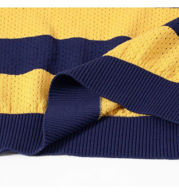 BEAMS PLUS「Crew Rugger Stripe」|ニット・セーター|