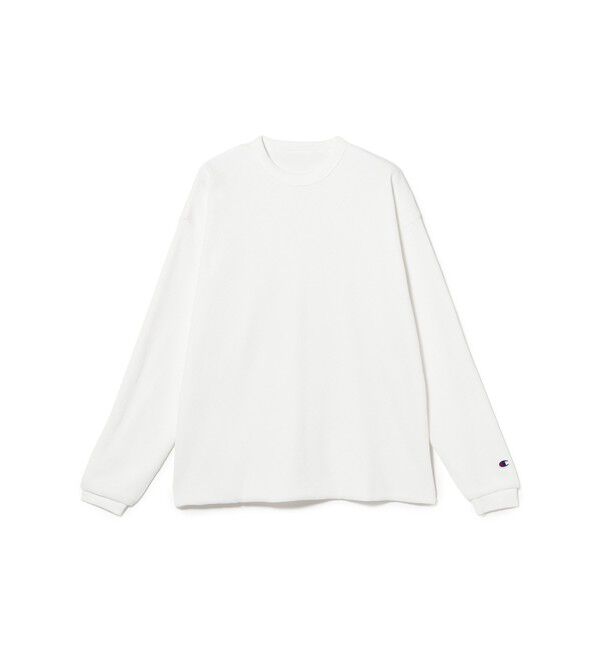BEAMS「【別注】Champion / リバーシブル ロングスリーブ Tシャツ」|Tシャツ・カットソー|