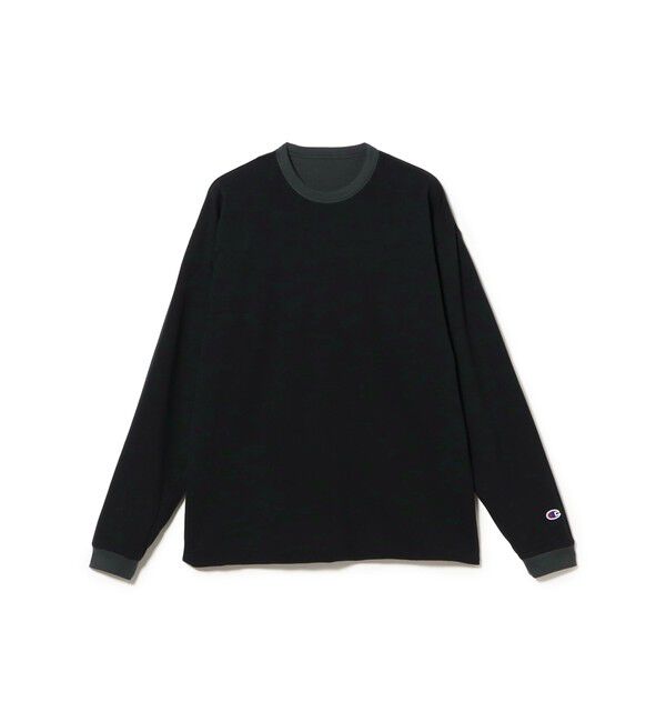 BEAMS「【別注】Champion / リバーシブル ロングスリーブ Tシャツ」|Tシャツ・カットソー|
