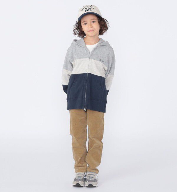 SHIPS KIDS「SHIPS KIDS:100～130cm / ストレッチ コーデュロイ 5ポケット パンツ」|チノ|
