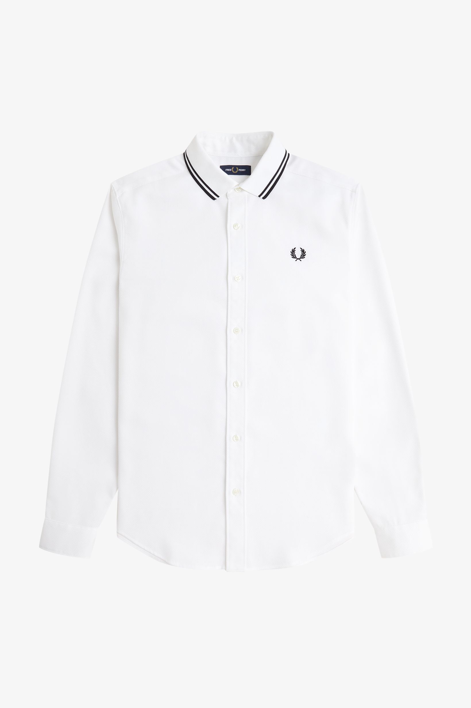 FRED PERRY 「Polo Collar Woven Pique Shirt／ポロカラーウーブンピケシャツ」|シャツ・ブラウス|