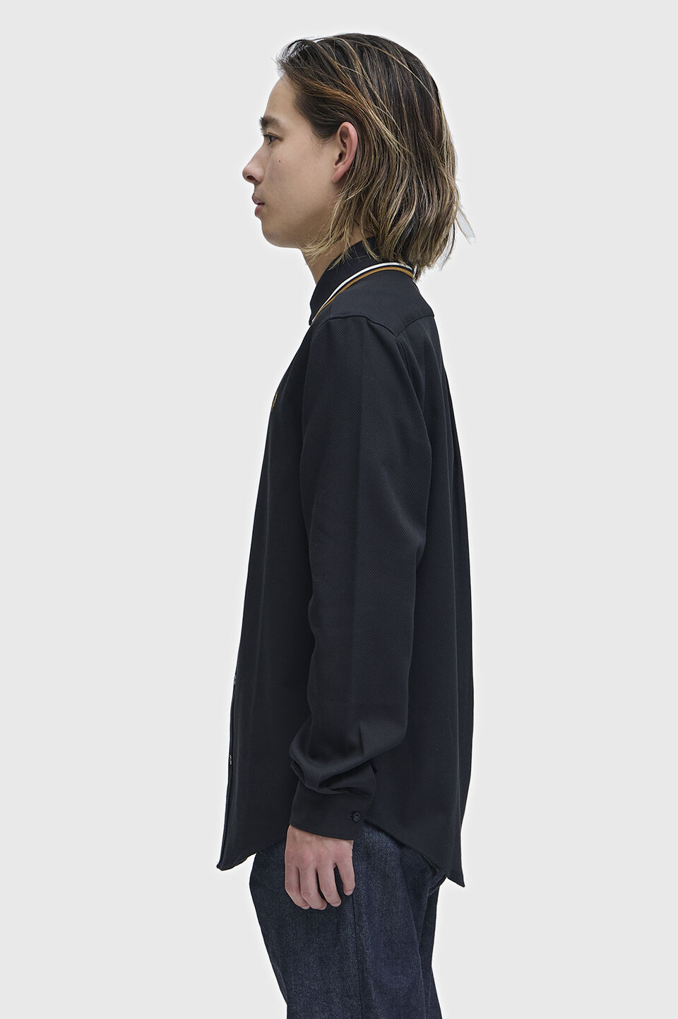 FRED PERRY 「Polo Collar Woven Pique Shirt／ポロカラーウーブンピケシャツ」|シャツ・ブラウス|