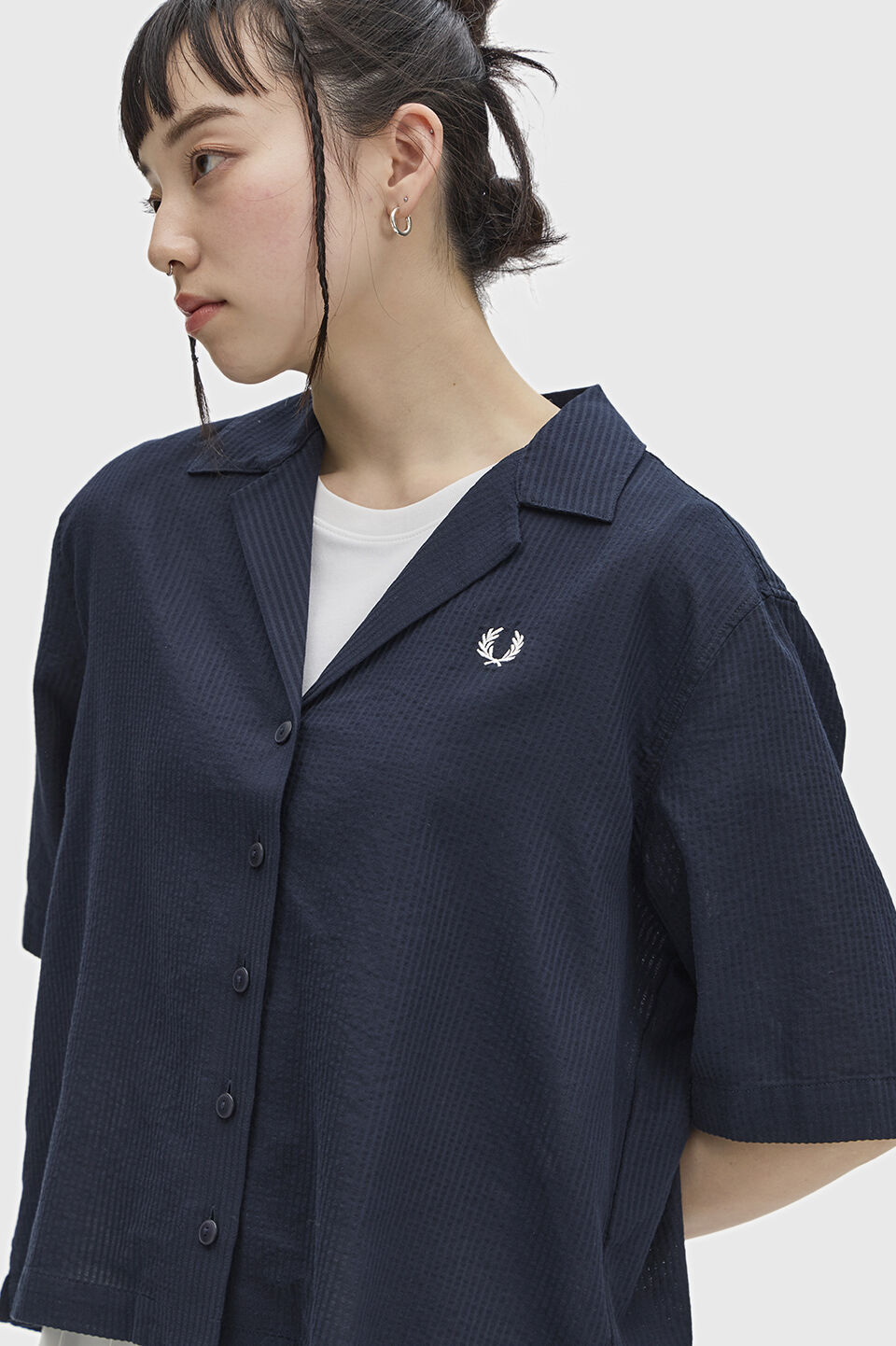 FRED PERRY 「Sheer Stripe Shirt ／シアーストライプシャツ」|シャツ・ブラウス|