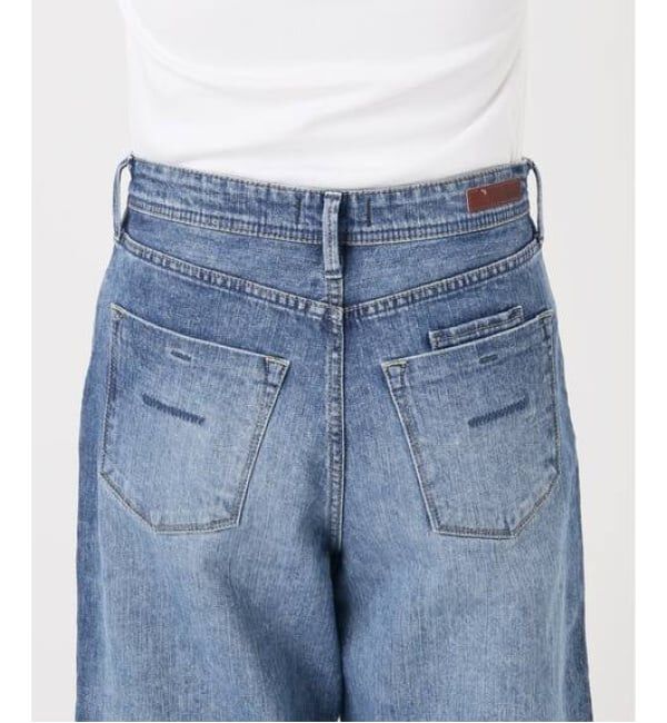 IENA「《追加》YANUK/ヤヌーク 別注 MARY Baggy straight デニムパンツ」|デニム|