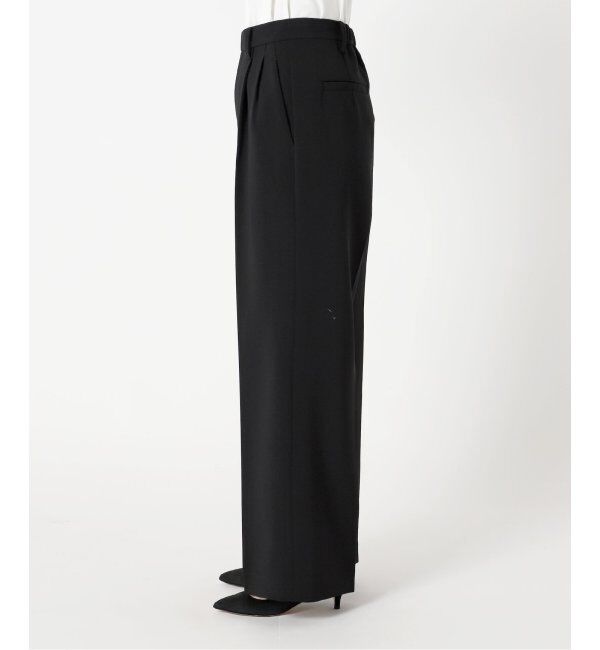 Spick and Span「≪追加≫ダブルクロスツータックパンツ」|スラックス|