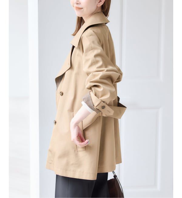 U by SPICK&SPAN「《予約》リバーシブルミドルトレンチコート」|トレンチコート|