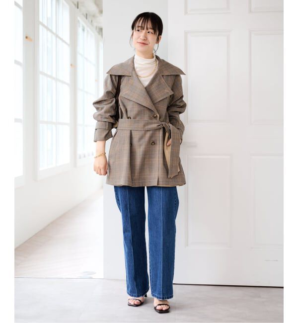 U by SPICK&SPAN「《予約》リバーシブルミドルトレンチコート」|トレンチコート|
