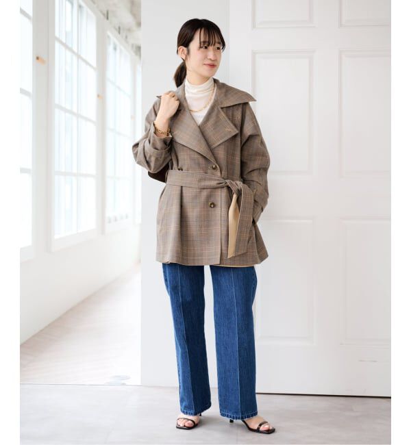 U by SPICK&SPAN「《予約》リバーシブルミドルトレンチコート」|トレンチコート|